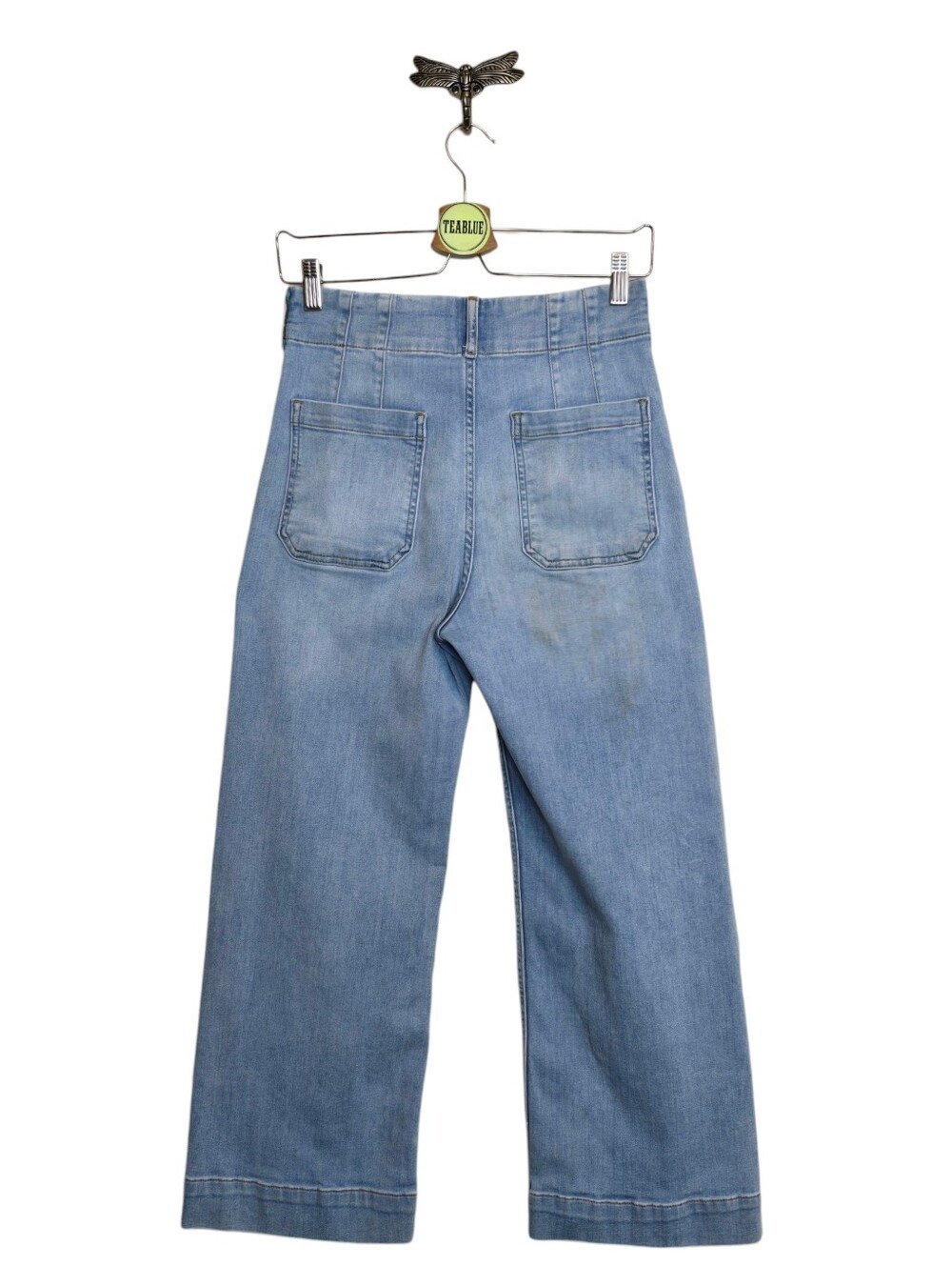 Maeve The Denim Colette Cropped Wide-Leg Jeans 28 - Picture 3 of 16